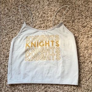 UCF knights stretch crop tank